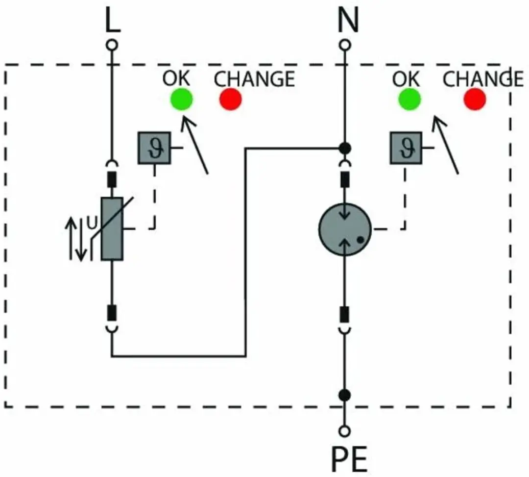 Weidmüller VPU AC II+III 2908550000 Overspanningsbeveiliging - afbeelding 2 van 2