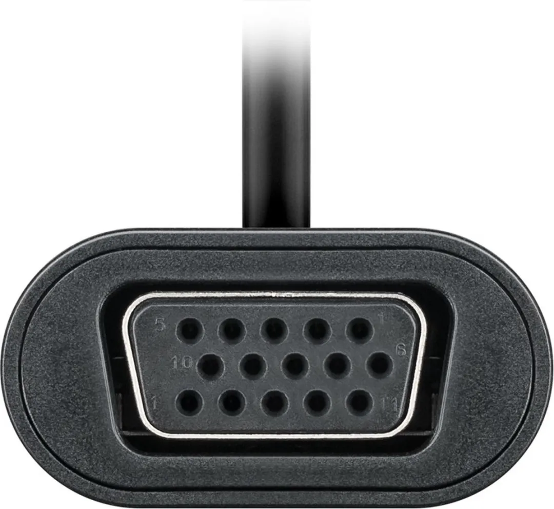 Goobay 38531 USB-C naar VGA Adapter - Zwart