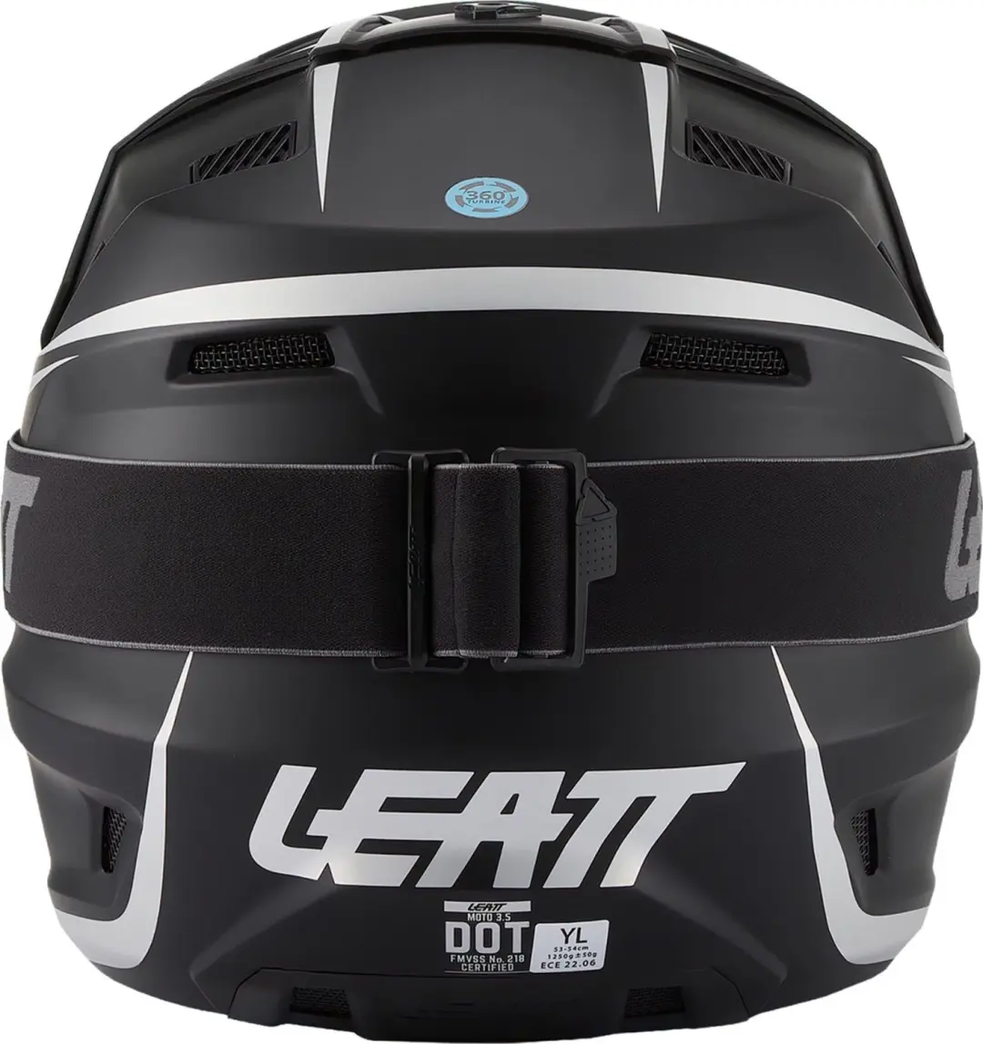 Leatt Moto 3.5 V27 Motocrosshelm - L - Mat Zwart - afbeelding 4 van 6