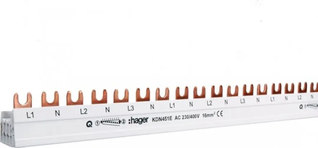Hager Quickbusbar Kamrail
