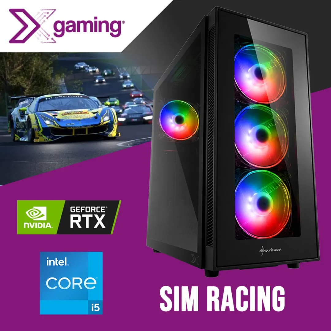 Xgaming Sim Racing Gaming PC - Intel i5 11400 RTX 3050 16GB 512GB SSD