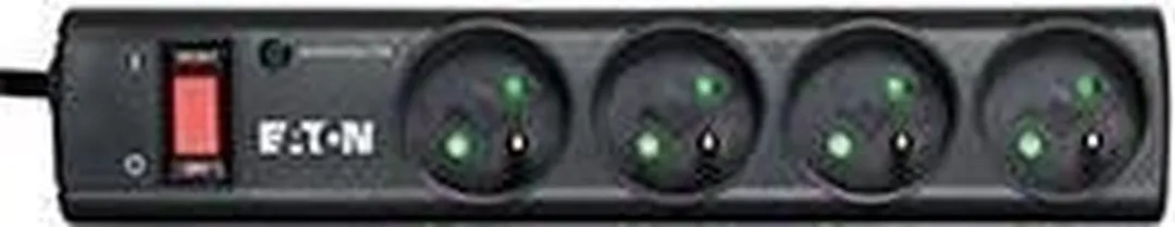 Eaton PS4F Overspanningsbeveiliging - 4x AC-uitgang - Zwart/Wit