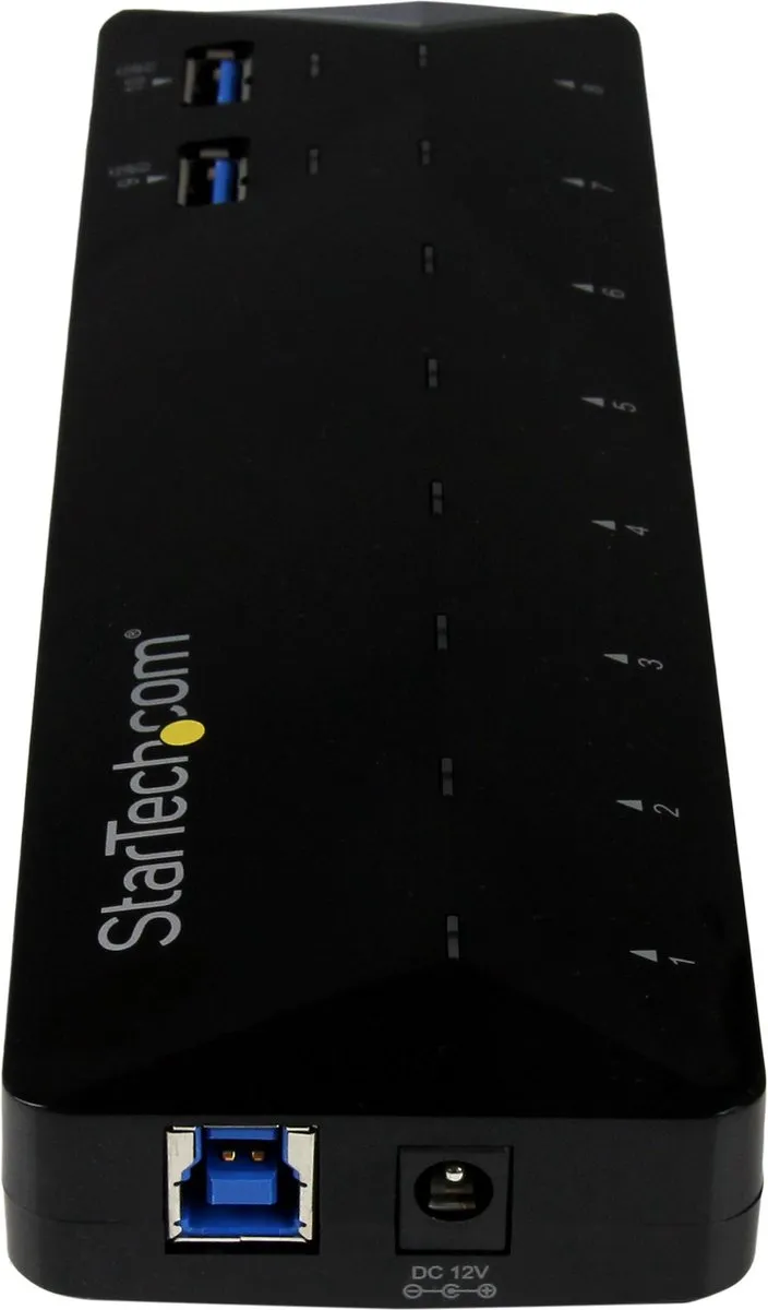 Startech ST103008U2C USB 3.0 Hub 10 Poorten - Zwart