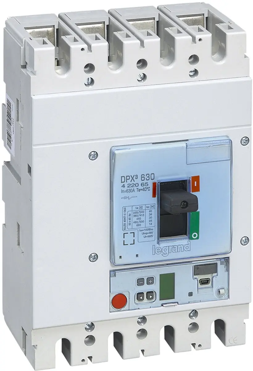 DPX³630 Elektronische stroomonderbreker S2 4P 630A 36kA 400V