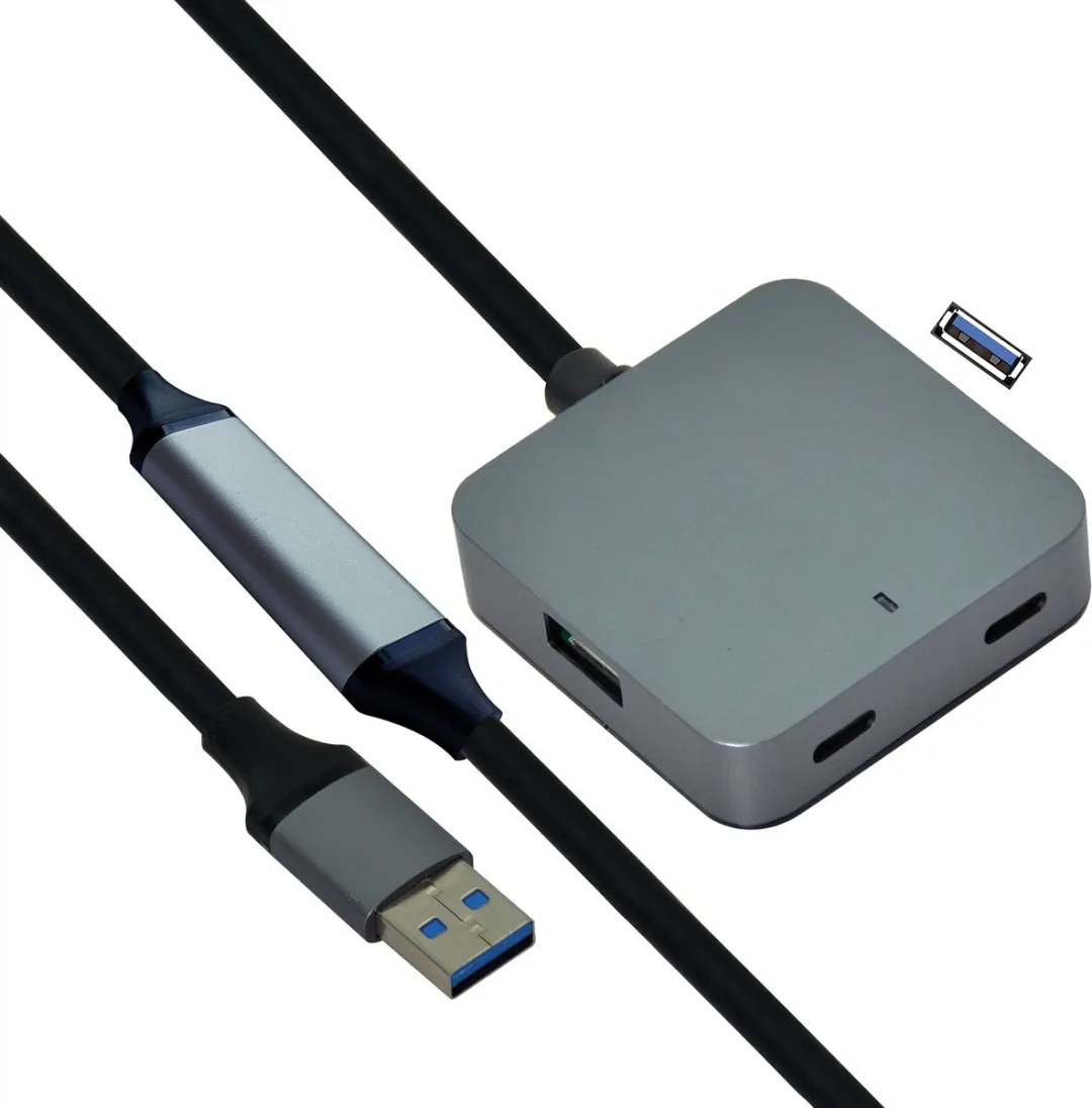 Value USB 3.2 Hub 4 Poorten - 2x USB-A + 2x USB-C - Zwart - afbeelding 2 van 6