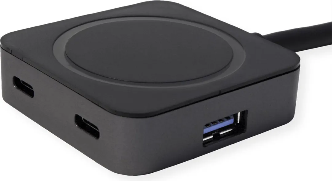 Value USB 3.2 Hub 4 Poorten - 2x USB-A + 2x USB-C - Zwart - afbeelding 3 van 6