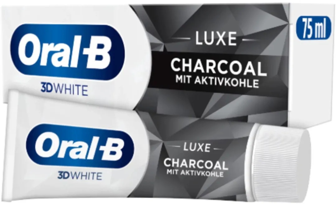 Oral-B 3D White Houtskool Tandpasta - 12x75ml