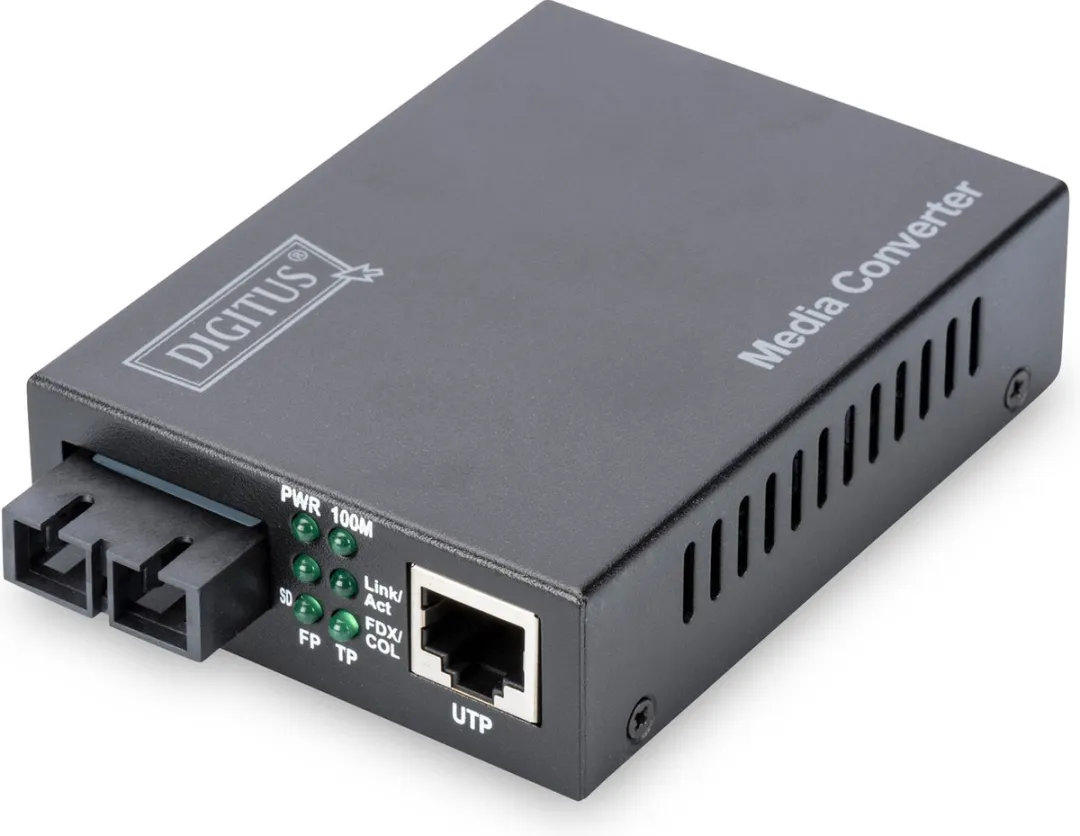 Digitus DN-82020-1 Netwerk Mediaconverter SC Simplex 100Mbit/s