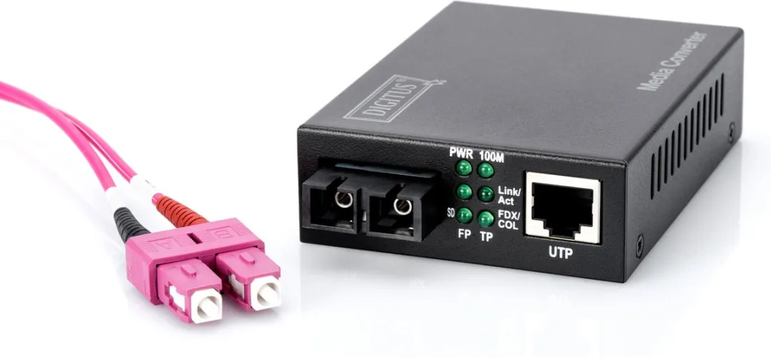 Digitus DN-82020-1 Netwerk Mediaconverter SC Simplex 100Mbit/s
