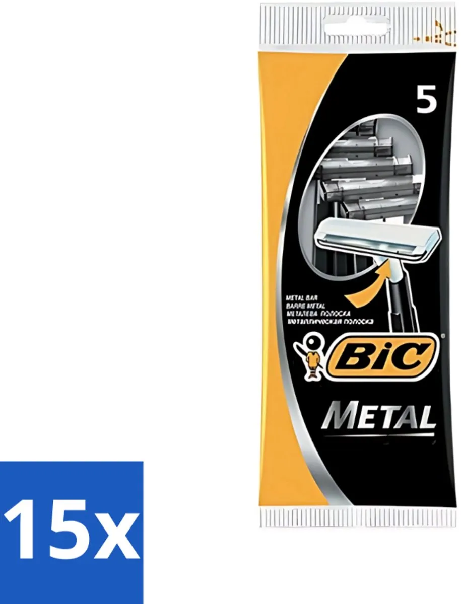 Bic Metaal Scheermesjes 15 Stuks