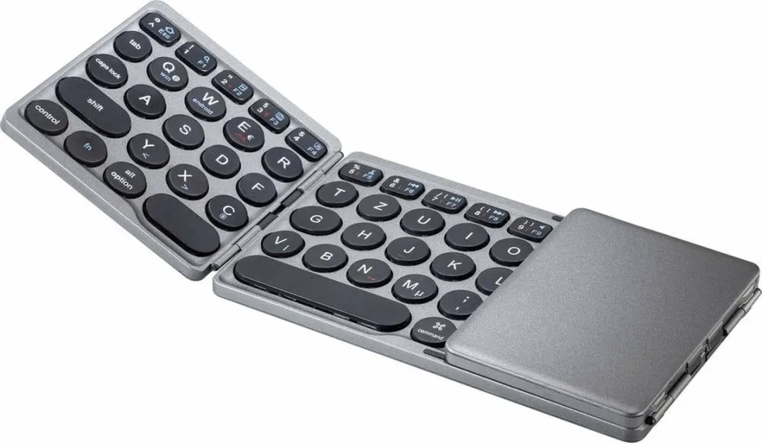 Renkforce RF-FWK-250 Bluetooth Toetsenbord - Duits QWERTZ - Zwart/Grijs - afbeelding 6 van 6
