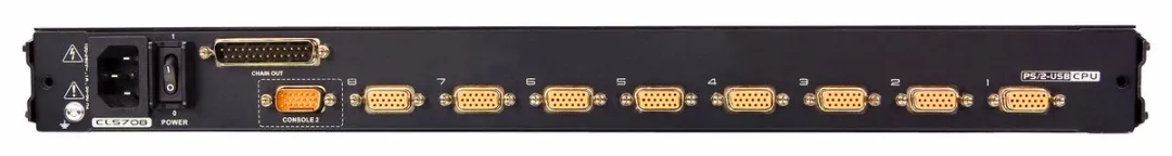 ATEN CL5708N KVM-switch 8 poorten - VGA/USB-PS/2 - Zwart - afbeelding 3 van 6
