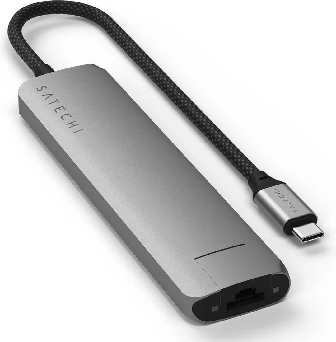 Satechi ST-P7SK USB-C 7-in-1 Adapter - Grijs - afbeelding 6 van 6
