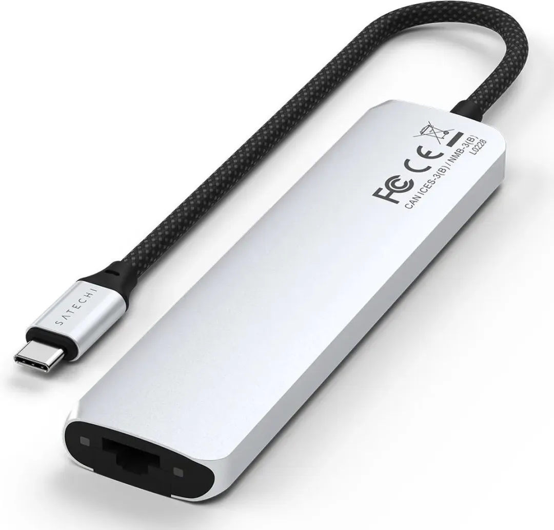 Satechi ST-P7SK USB-C 7-in-1 Adapter - Grijs