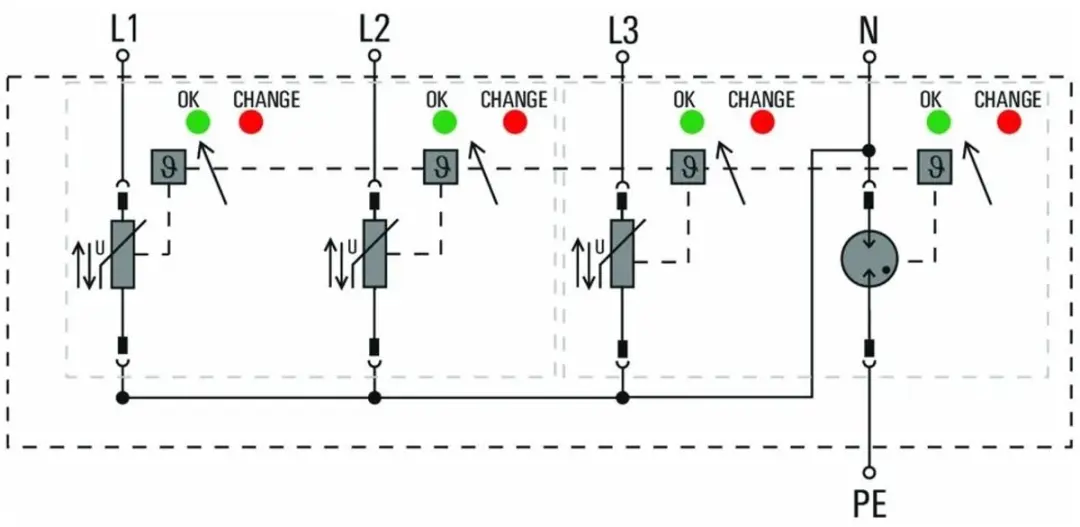 Weidmüller VPU AC II+III 2908520000 Overspanningsbeveiliging - afbeelding 2 van 2