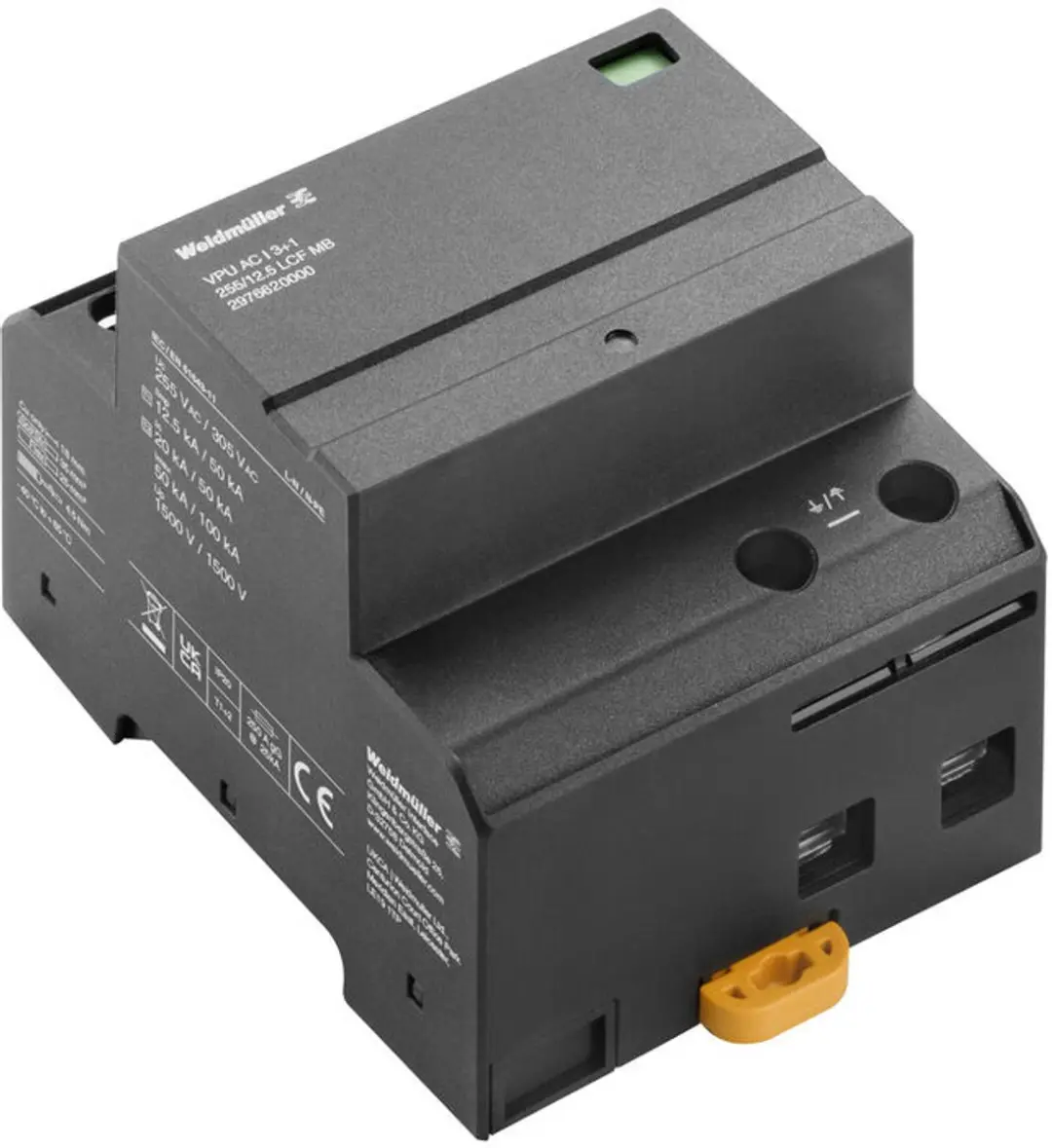Weidmüller VPU AC I 3+1 255/12.5 LCF MB , laagspanning, overspanningsbeveiligin