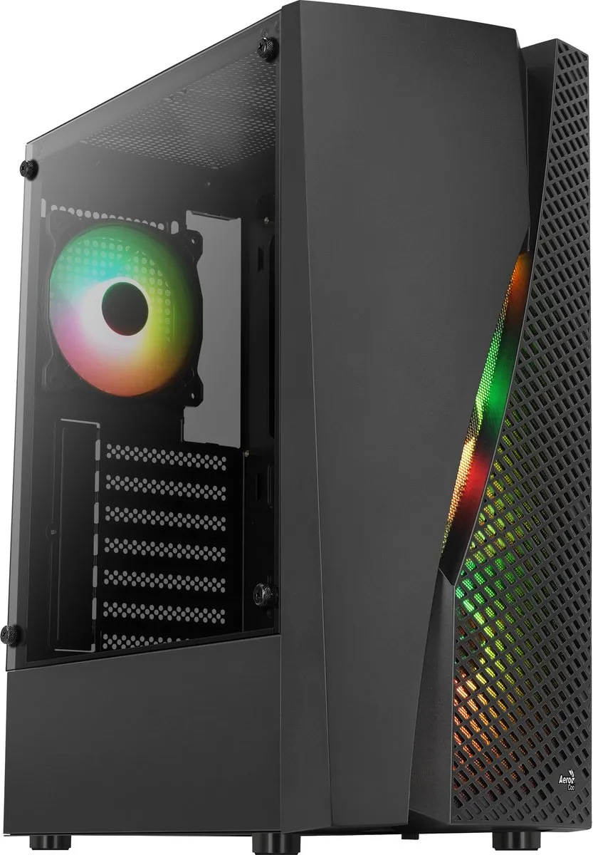 Aerocool WAVEBKV3 Midi Tower - Zwart