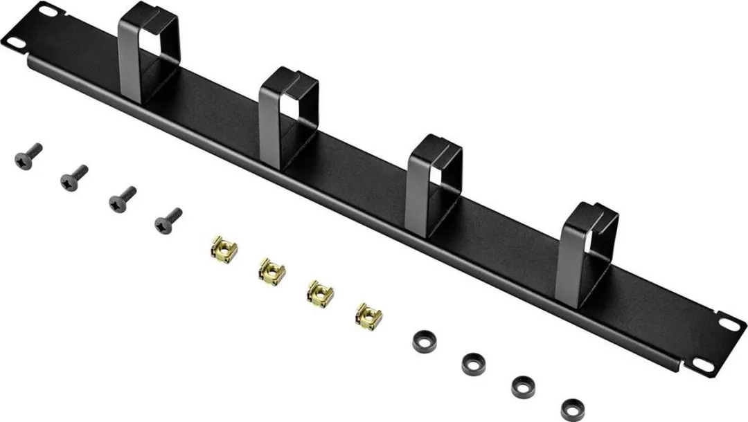 Renkforce RF-3429148 Kabelgeleiding 19" 1 HE - Zwart