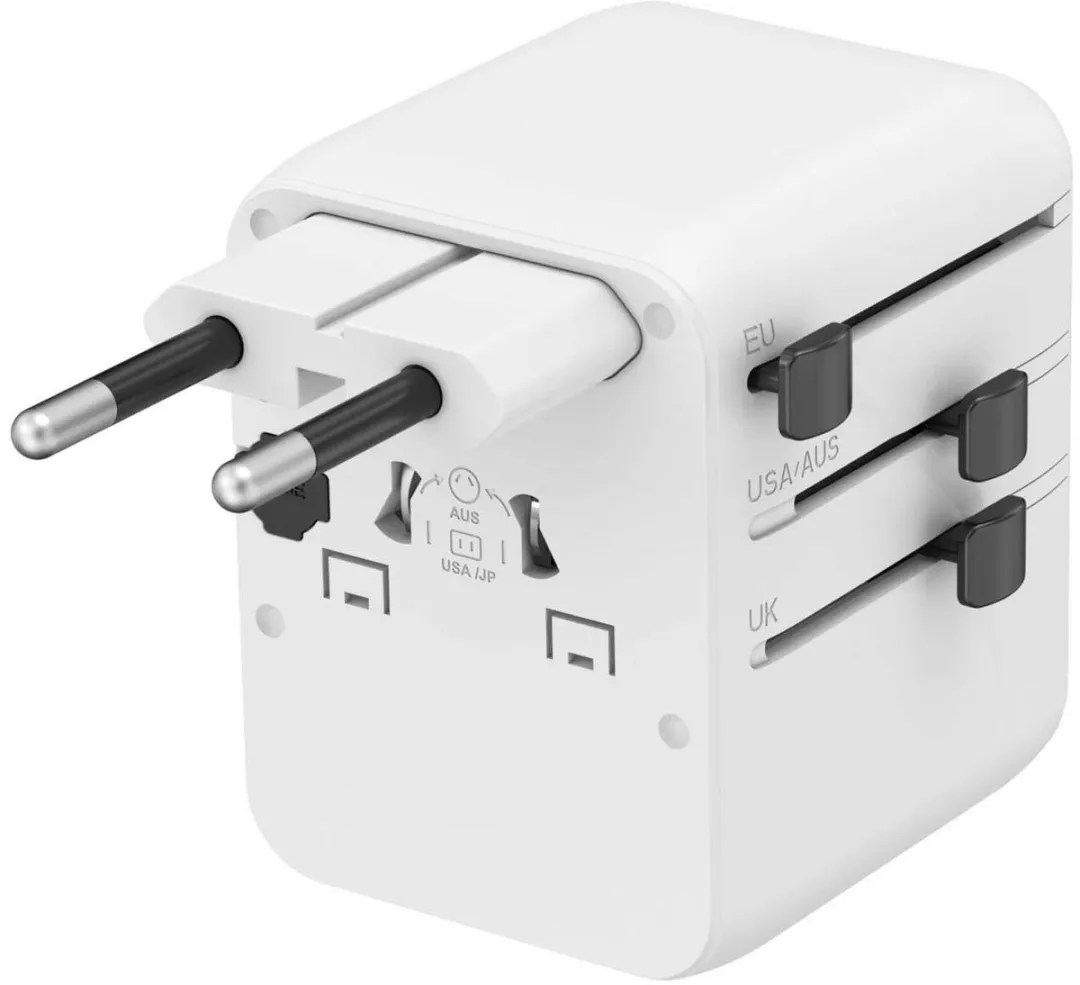 Gembird Universele Reisadapter 20W - Wit