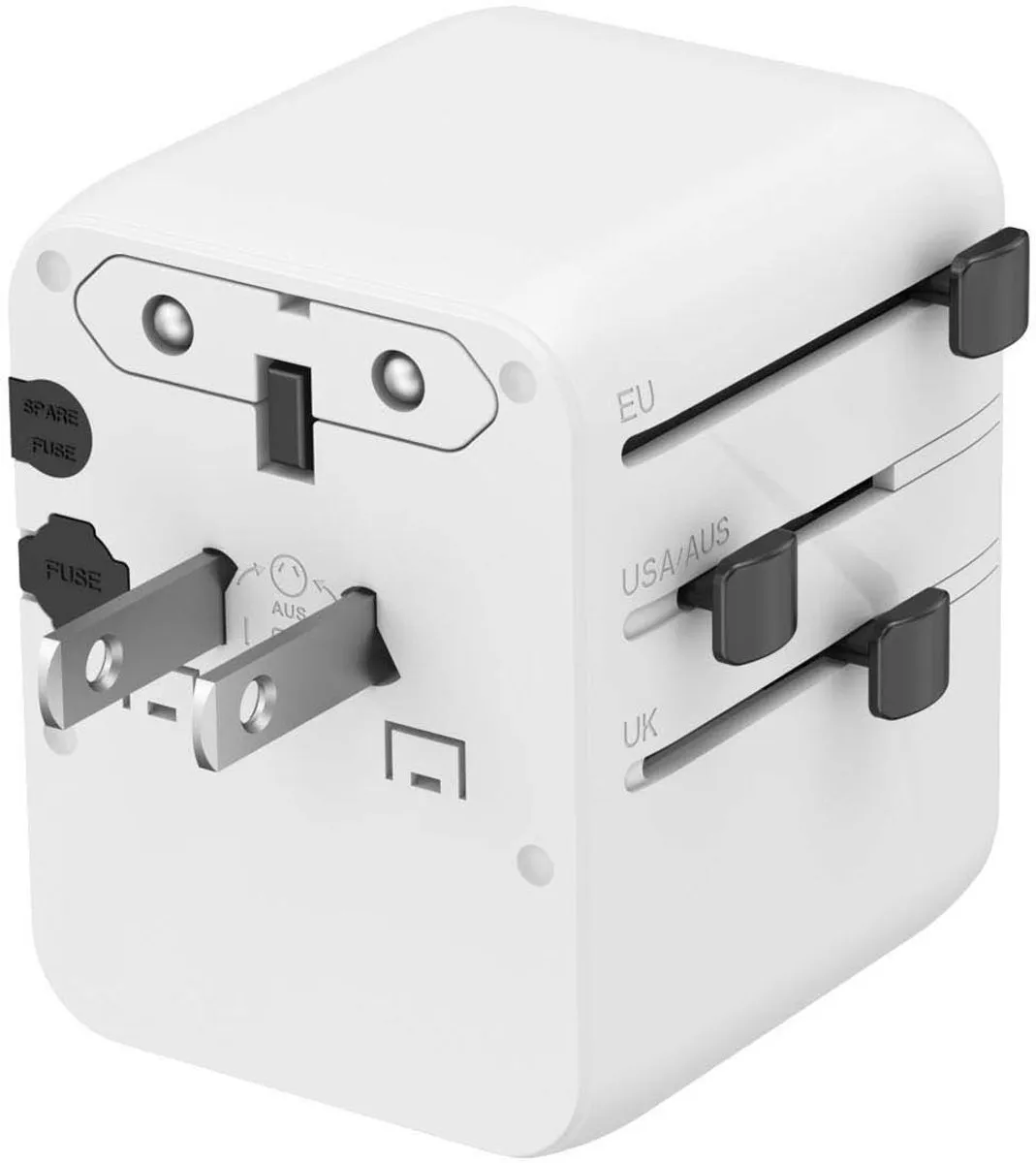 Gembird Universele Reisadapter 20W - Wit