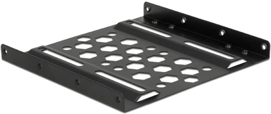 Delock 21287 HDD/SSD Montageframe 2,5" naar 3,5" - Aluminium - Zwart