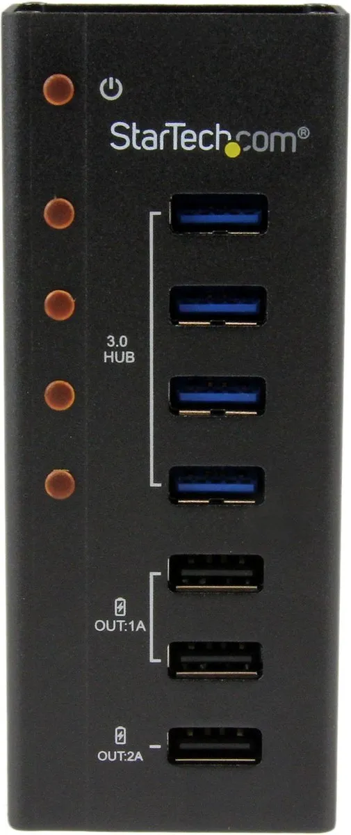 Startech ST4300U3C3 USB 3.0 Hub 4 Poorten - 5Gbps - Zwart