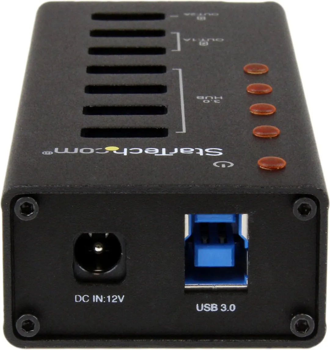 Startech ST4300U3C3 USB 3.0 Hub 4 Poorten - 5Gbps - Zwart