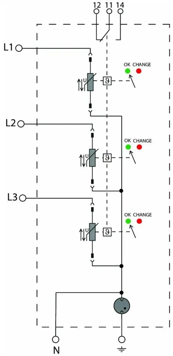 Weidmüller VPU AC II 3115280000 Overspanningsbeveiliging - afbeelding 2 van 2