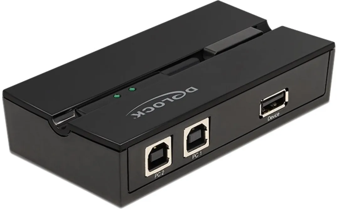 Delock USB 2.0 Switch 2 pc's naar 1 apparaat