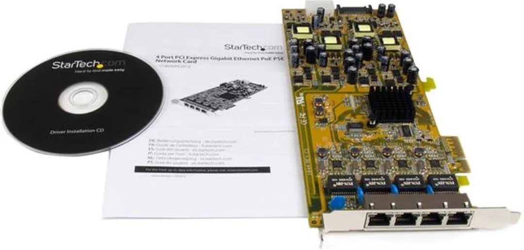 Startech ST4000PEXPSE Gigabit PoE PCIe Netwerkkaart - Beige - afbeelding 5 van 6