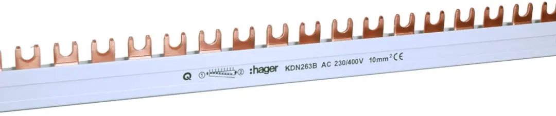 Hager Quickbusbar Kamrail