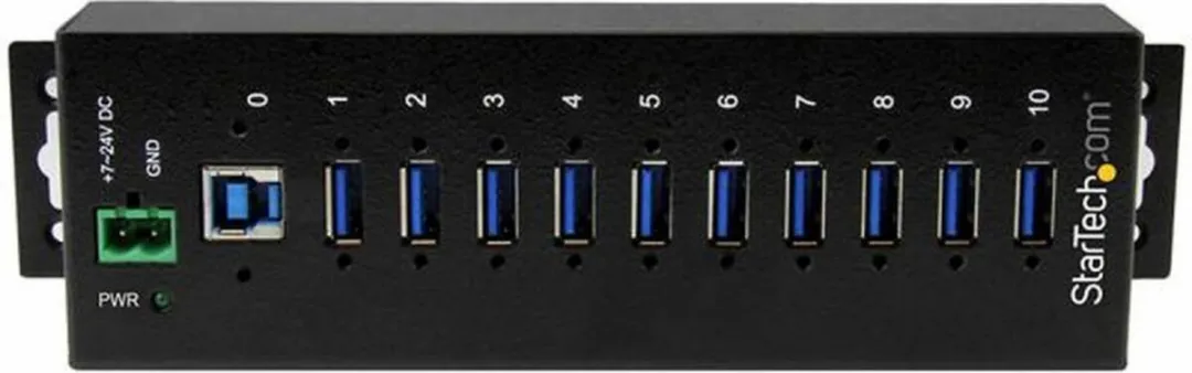 Startech ST1030USBM USB-Hub - Zwart
