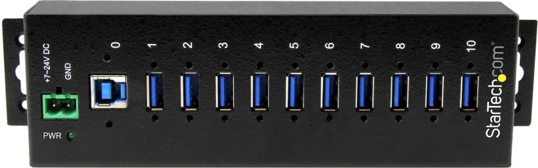 Startech ST1030USBM USB-Hub - Zwart