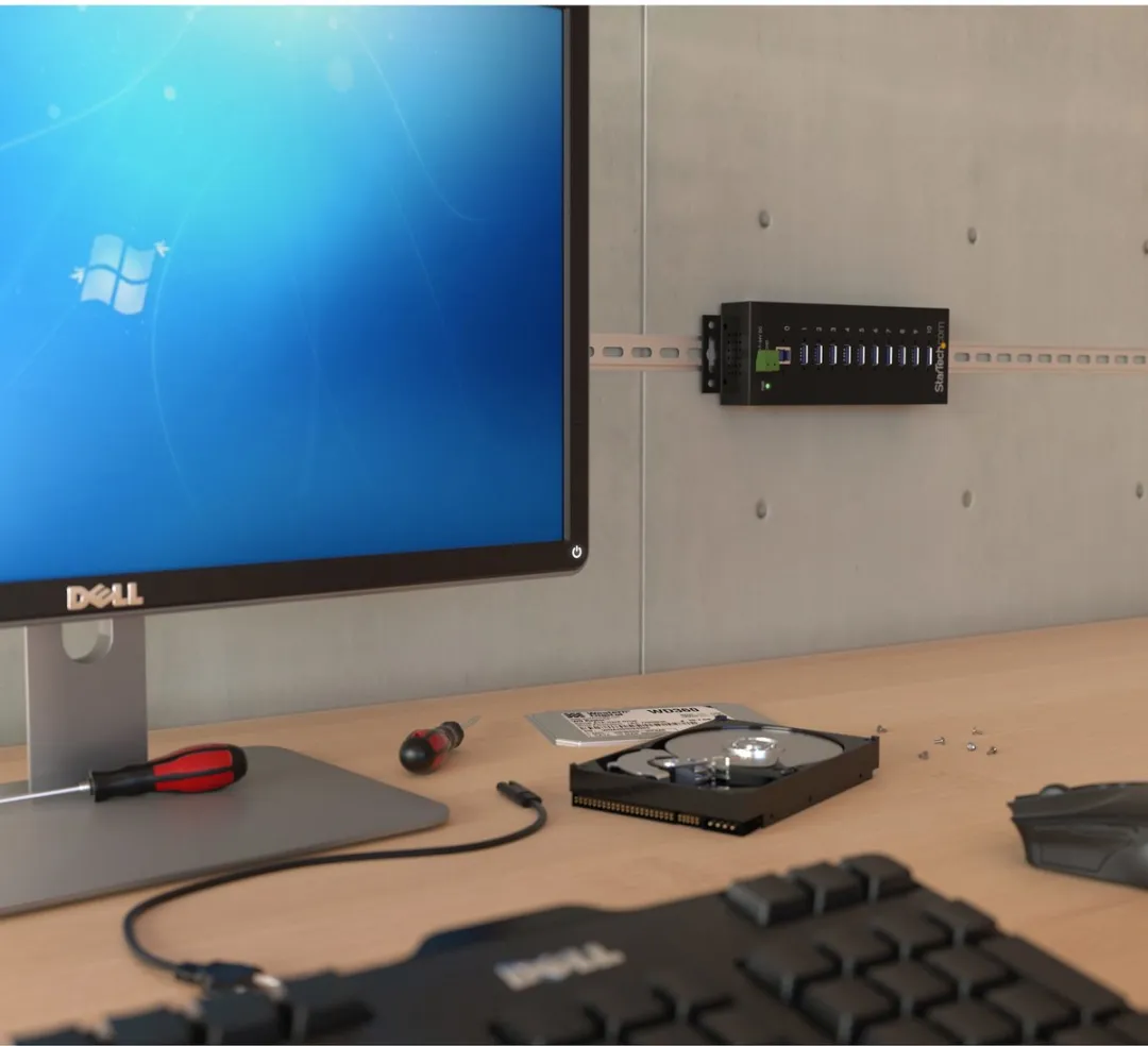 Startech ST1030USBM USB-Hub - Zwart - afbeelding 6 van 6