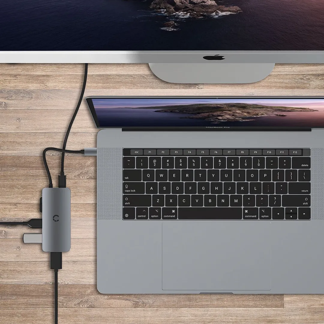 Cygnett CY3317HUBC2 Laptopdock - USB 2.0 - Grijs