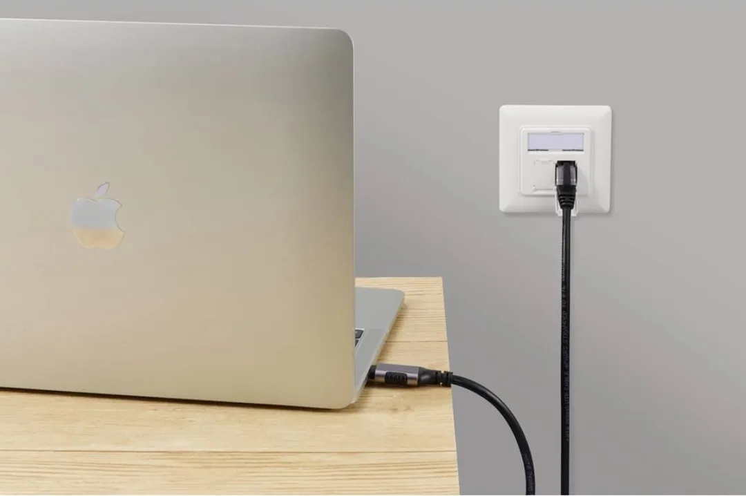 Renkforce USB-C naar RJ45 Netwerkadapterkabel 1.80m - Zwart