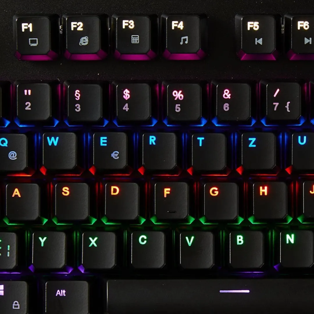Nedis GKBD400DE Bedraad Gaming Toetsenbord - Mechanisch - RGB - QWERTZ - afbeelding 6 van 6