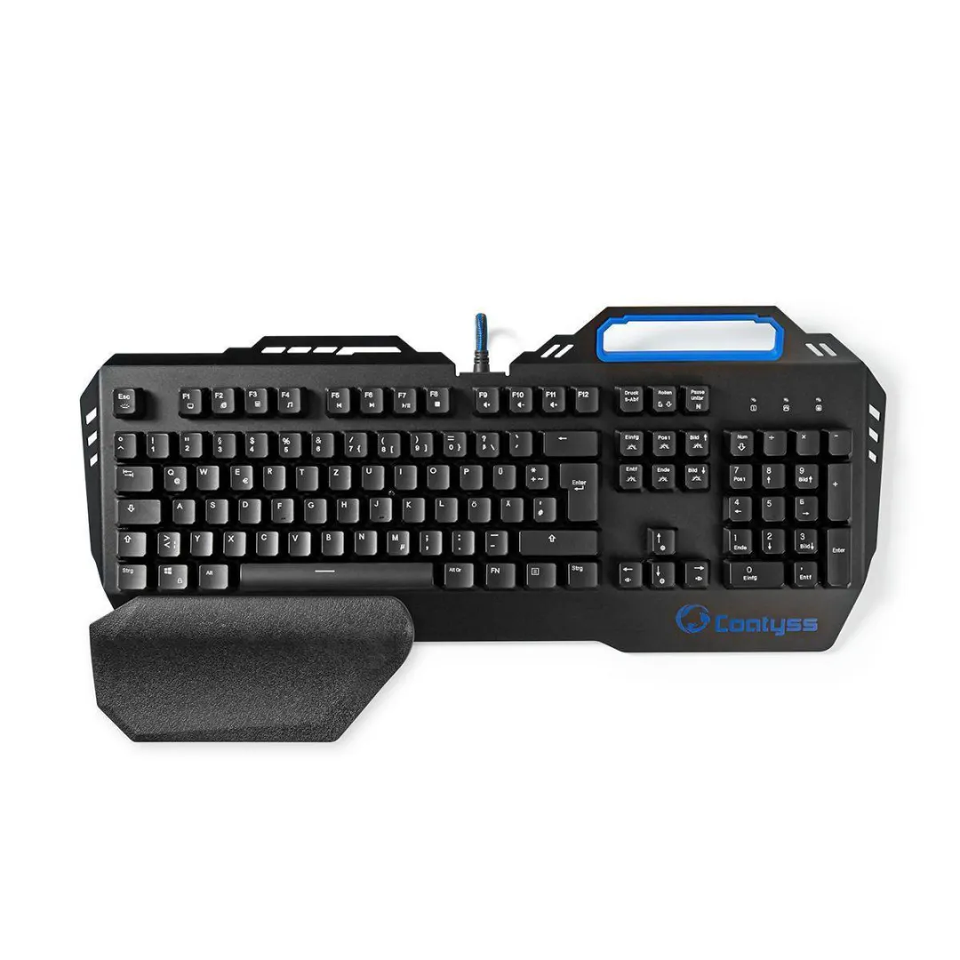 Nedis GKBD400DE Bedraad Gaming Toetsenbord - Mechanisch - RGB - QWERTZ
