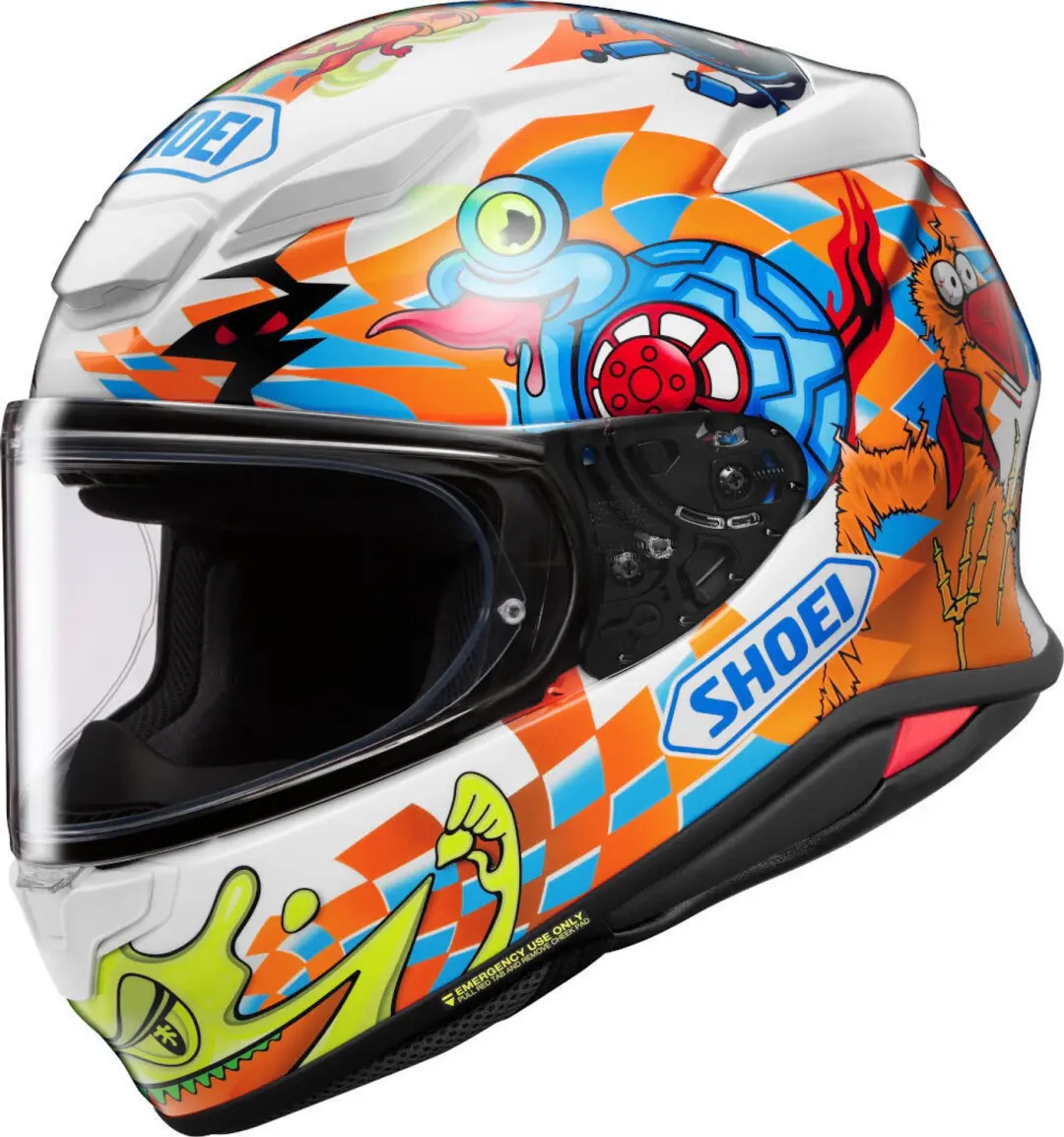 Shoei NXR 2 Yagyo TC-2 Wit Blauw Oranje Integraalhelm