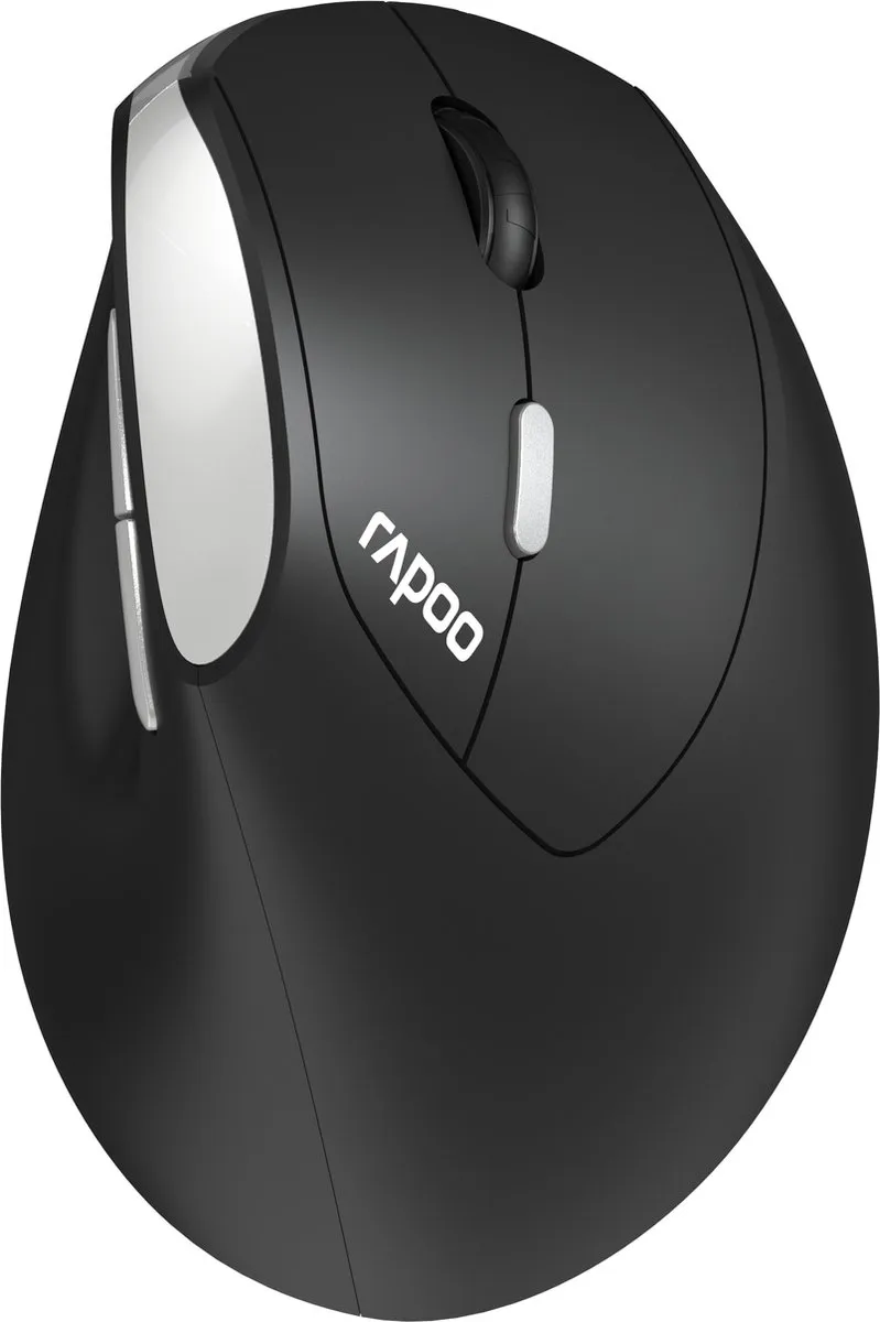 Rapoo EV250 Draadloze Ergonomische Muis 13531 - Zwart