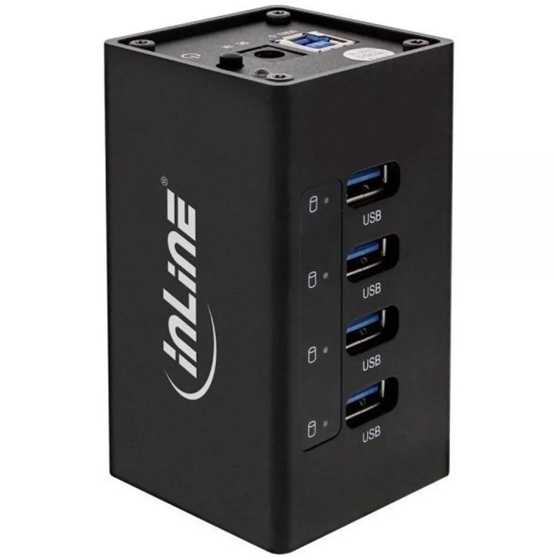 InLine USB Hub 3.0 4 Poorten