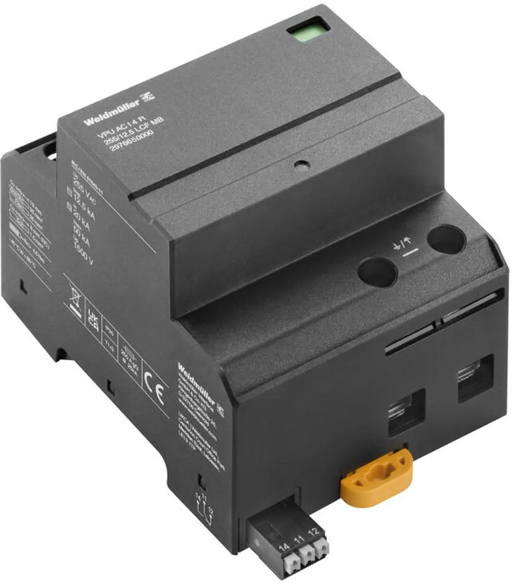 Weidmüller VPU AC I 4 R 255/12.5 LCF MB Overspanningsbeveiliging