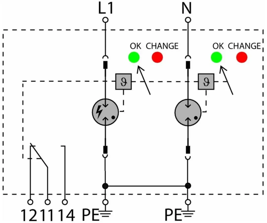 Weidmüller 2976590000 VPU AC I 1+1 Overspanningsbeveiliging - afbeelding 2 van 2