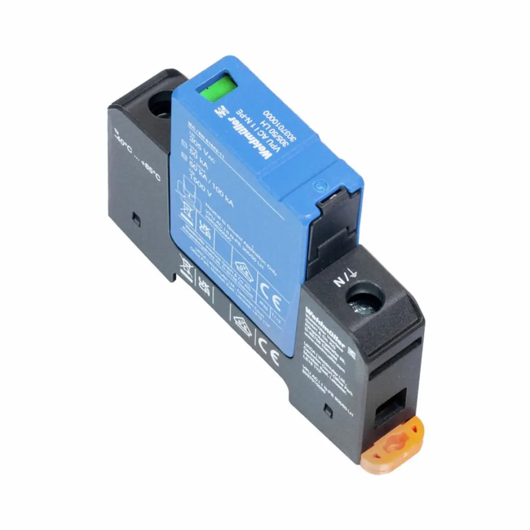 Weidmüller VPU AC I 1 N-PE 3037010000 Overspanningsbeveiliging