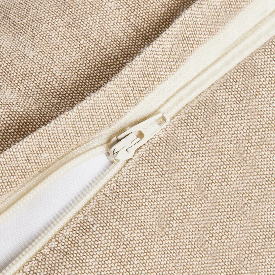 Loberon Péravelle Kussenhoes set van 2 - Beige - afbeelding 2 van 6