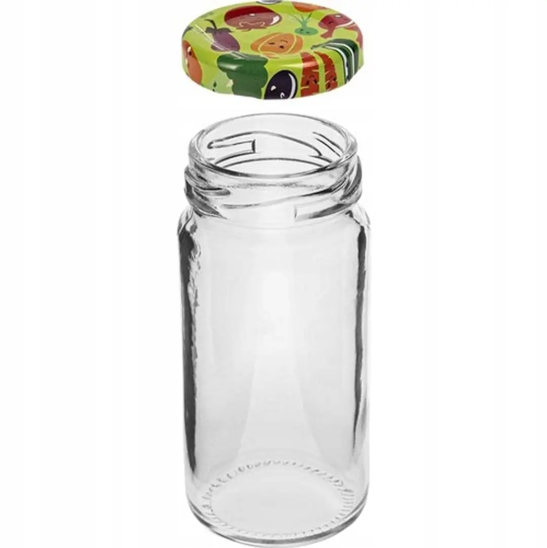 Glazen pot met dop TO fi43 90ml