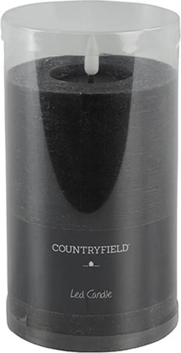 Countryfield Rustiek LED Stompkaars Timer - Zwart M - afbeelding 2 van 4