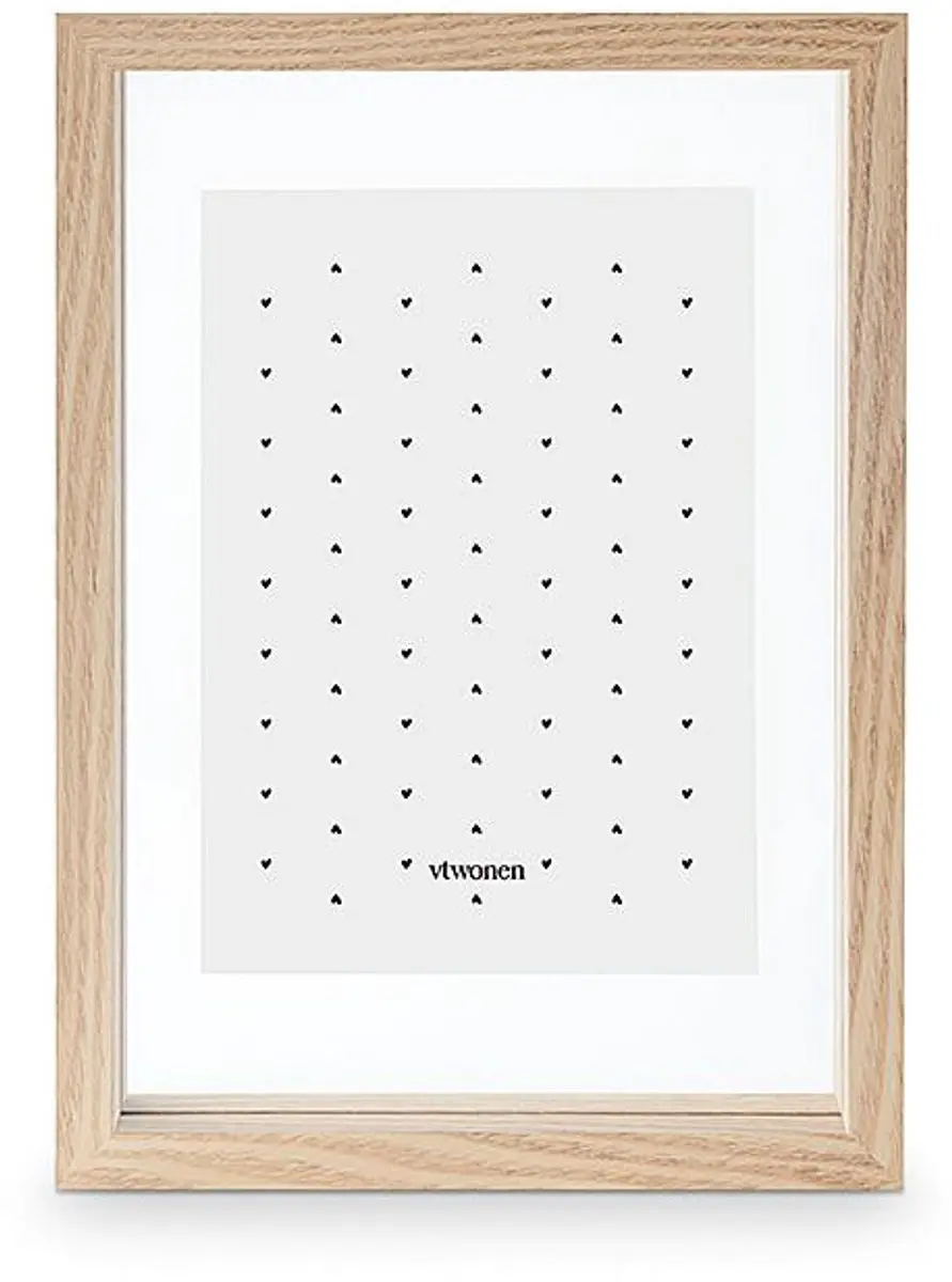 Photo Frame Wood Natural A5 24x33x4cm
