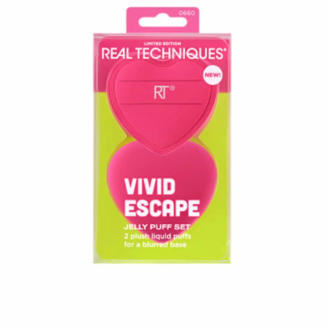 Real Techniques Jelly Puff Set Vivid Make-up Spons