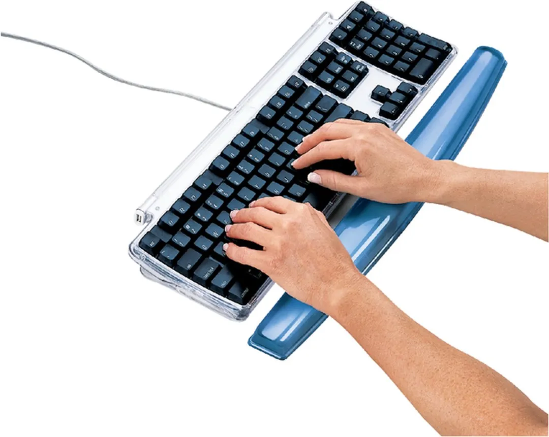 Fellowes Polssteun Crystals - Blauw